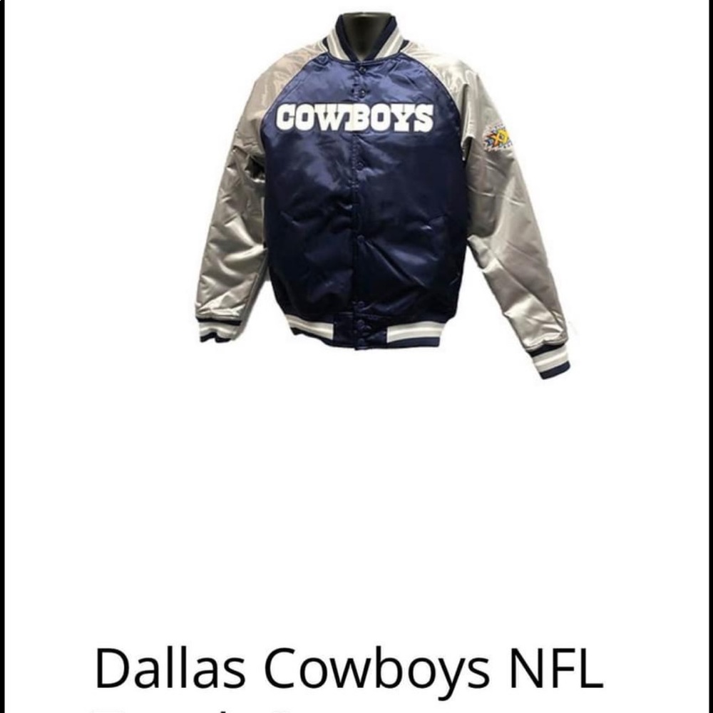 Dallas Cowboys Satin Throwback Jacket